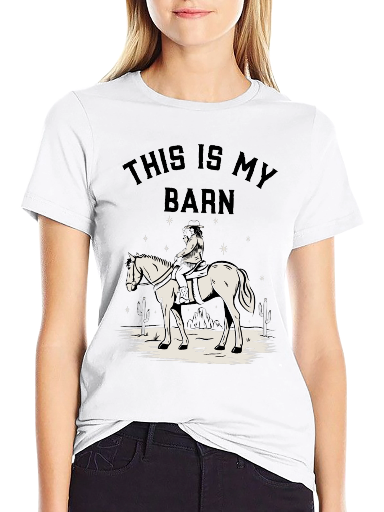 This Is My Barn Horse Graphic T-Shirt