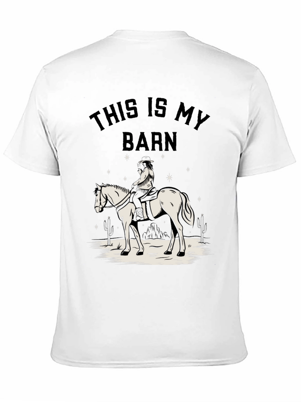 This Is My Barn Horse Graphic T-Shirt