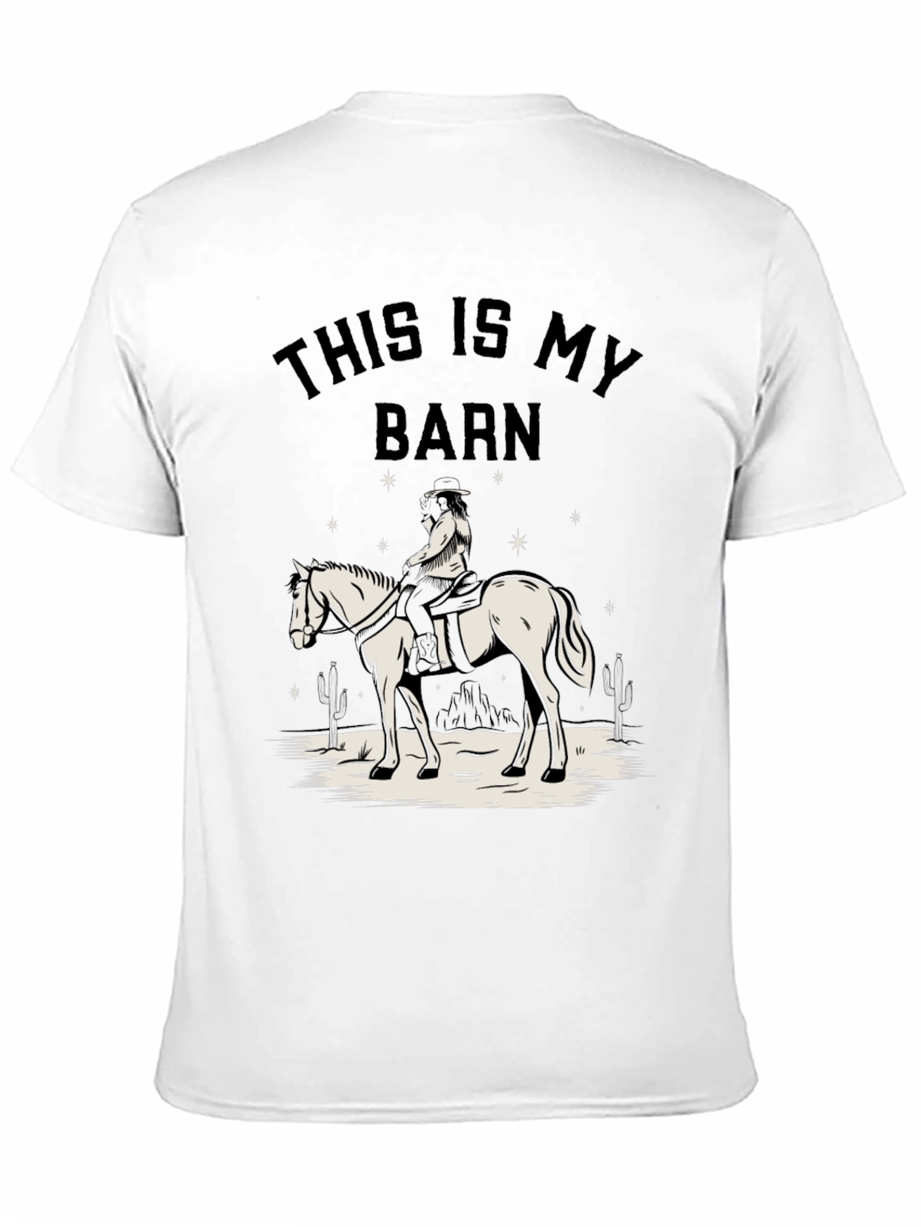 This Is My Barn Horse Graphic T-Shirt