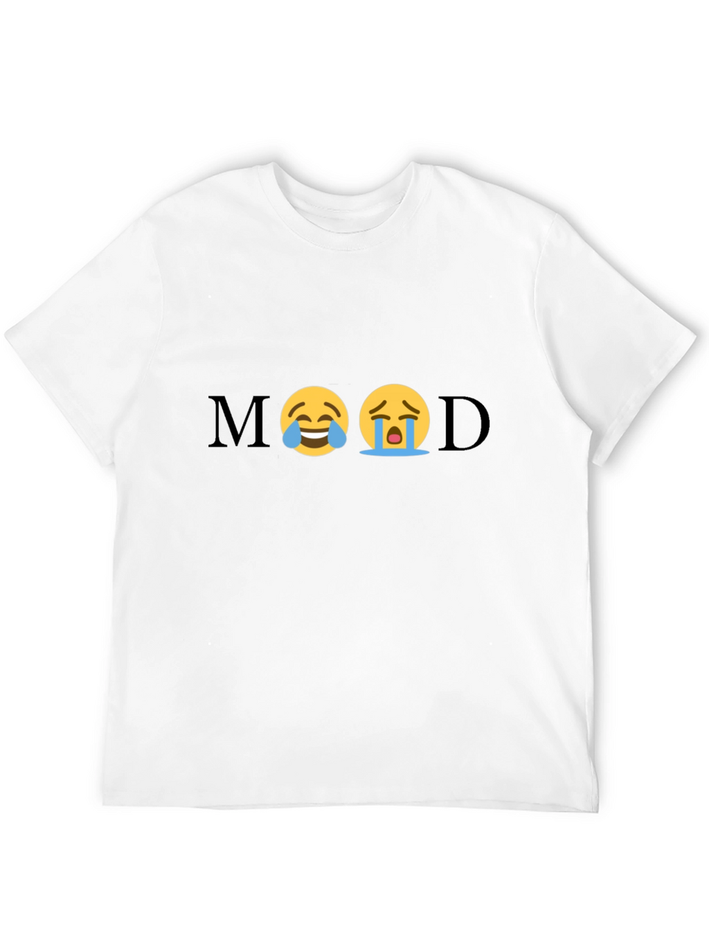 Mood Emoji Graphic Tee - Unisex Black T-Shirt