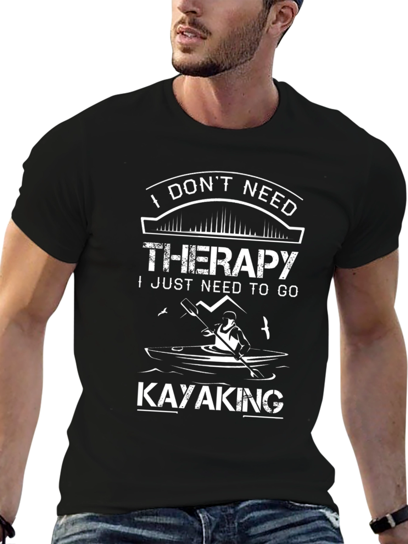 Kayaking Therapy Graphic Tee