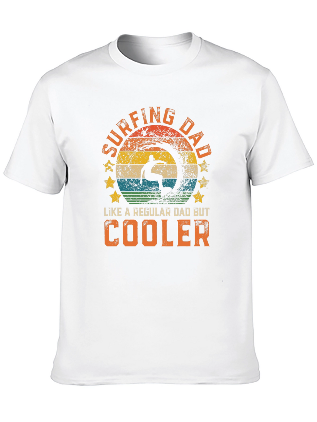 Surfing Dad T-Shirt - Cool Dad Tee