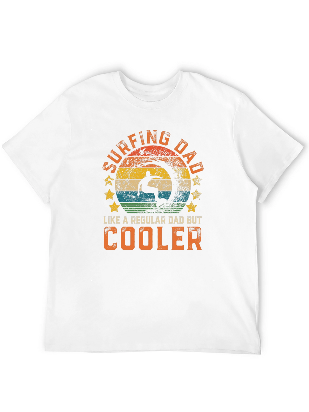 Surfing Dad T-Shirt - Cool Dad Tee