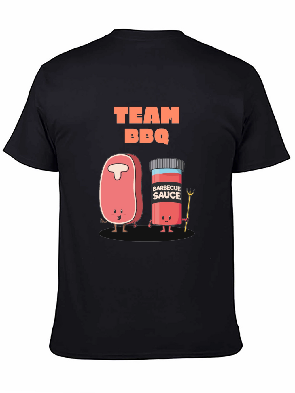 Team BBQ Graphic T-Shirt - Black