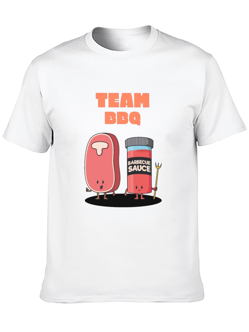 Team BBQ Graphic T-Shirt - Black