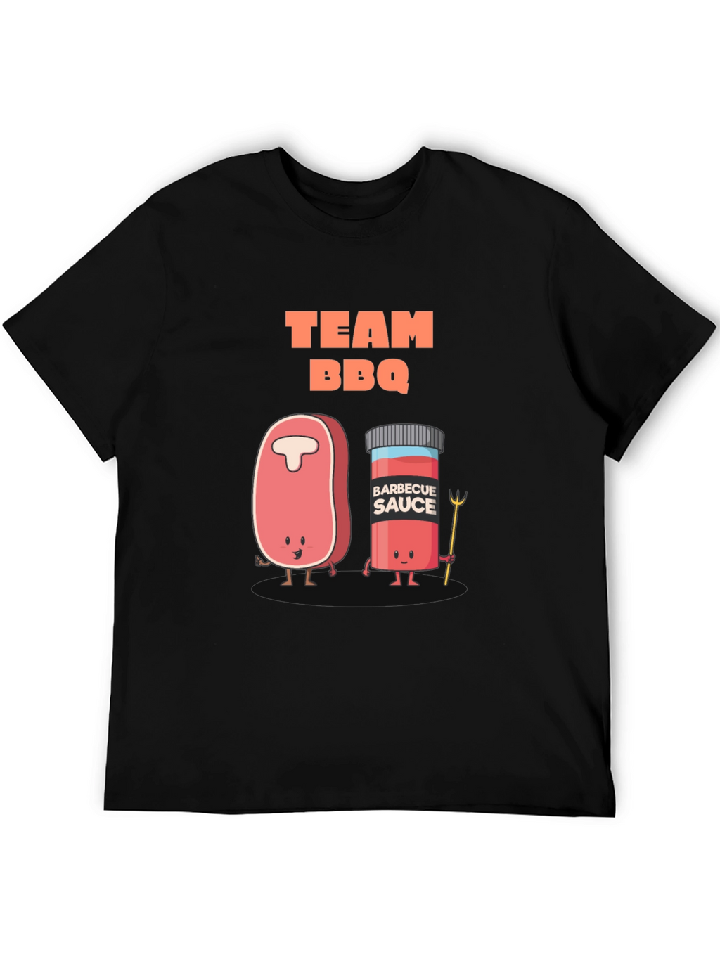 Team BBQ Graphic T-Shirt - Black