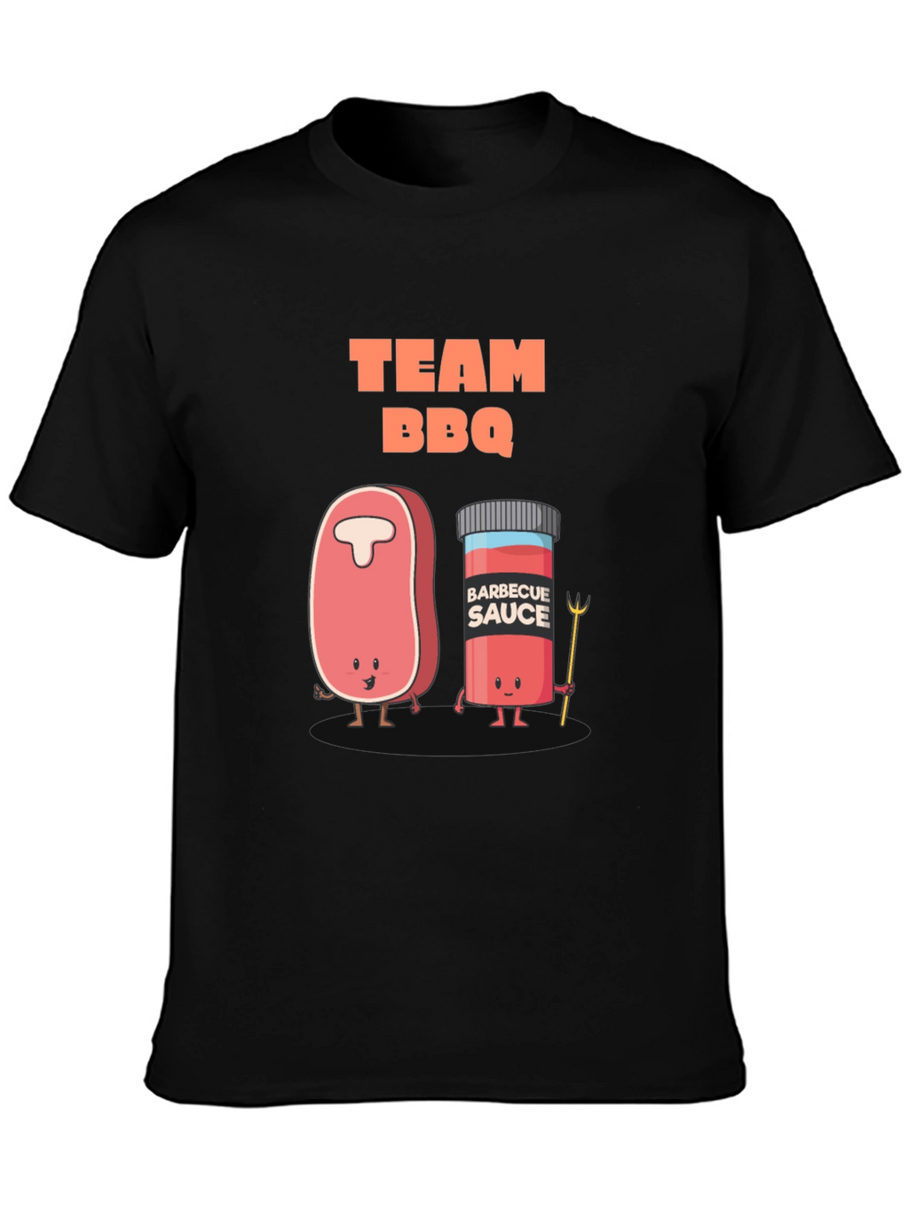 Team BBQ Graphic T-Shirt - Black