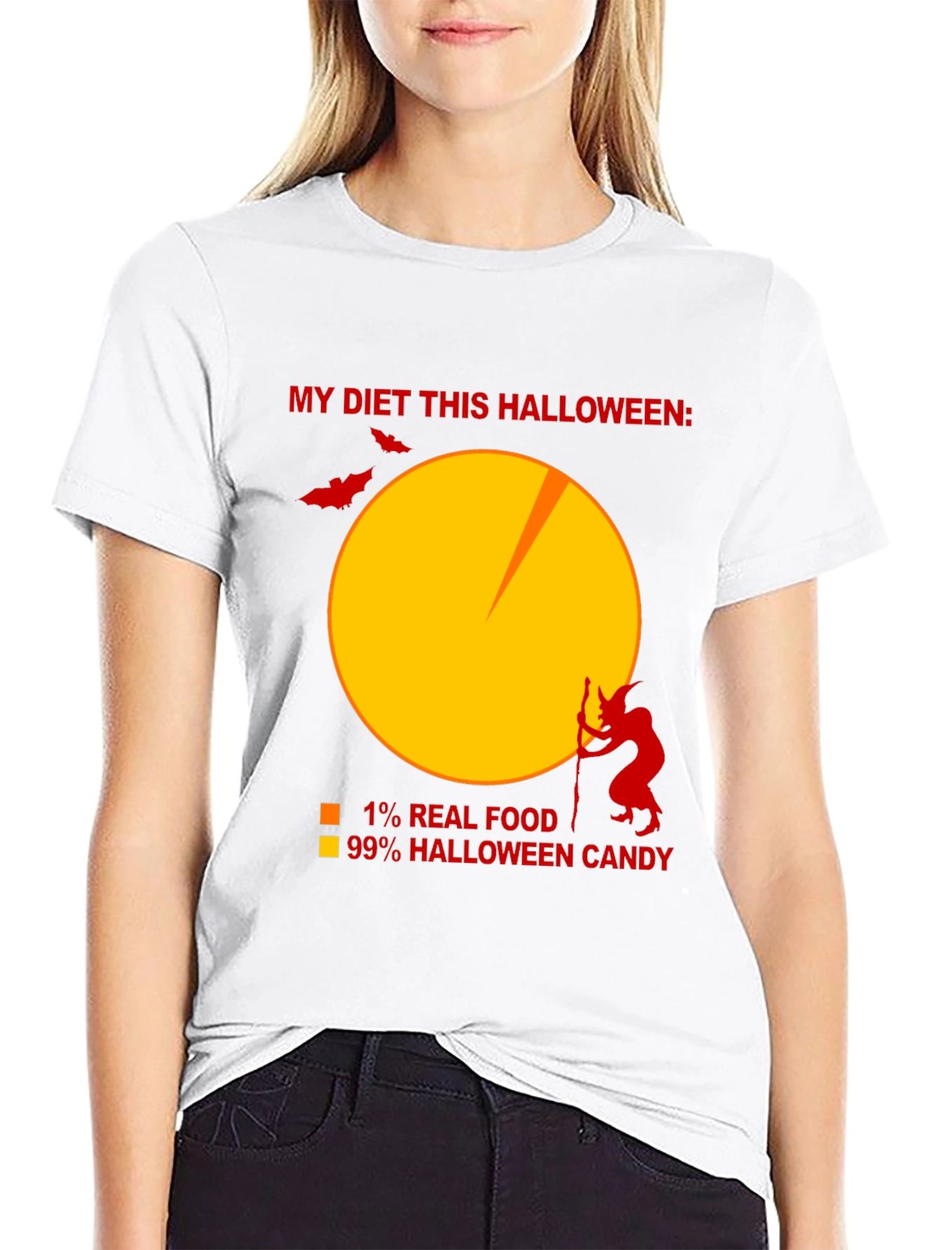 Funny Halloween Diet T-Shirt - Candy Lover Tee
