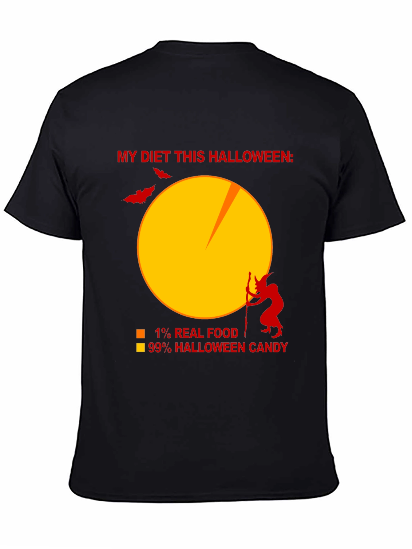 Funny Halloween Diet T-Shirt - Candy Lover Tee