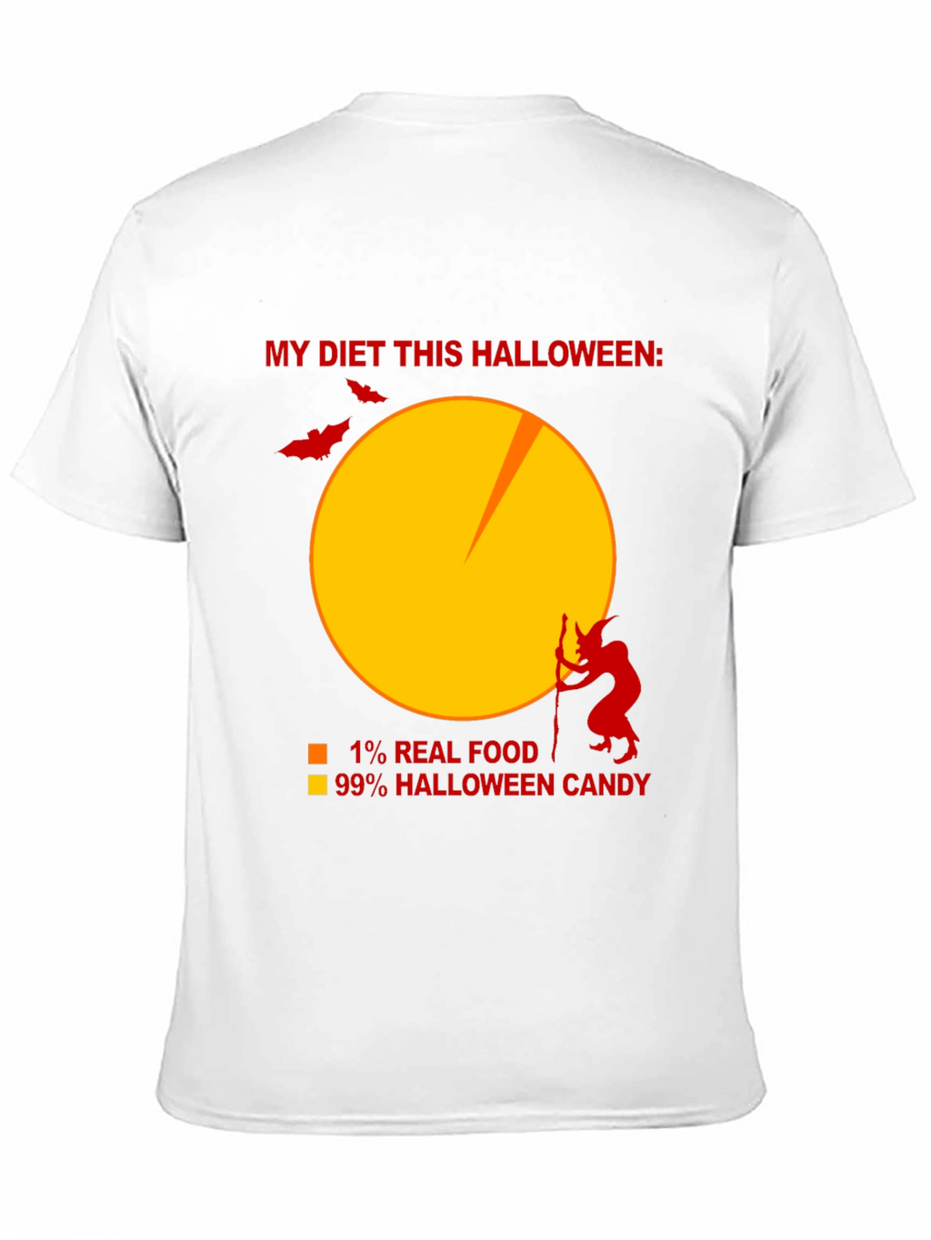 Funny Halloween Diet T-Shirt - Candy Lover Tee
