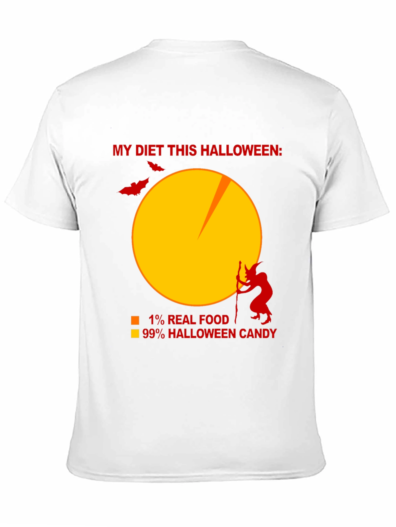 Funny Halloween Diet T-Shirt - Candy Lover Tee