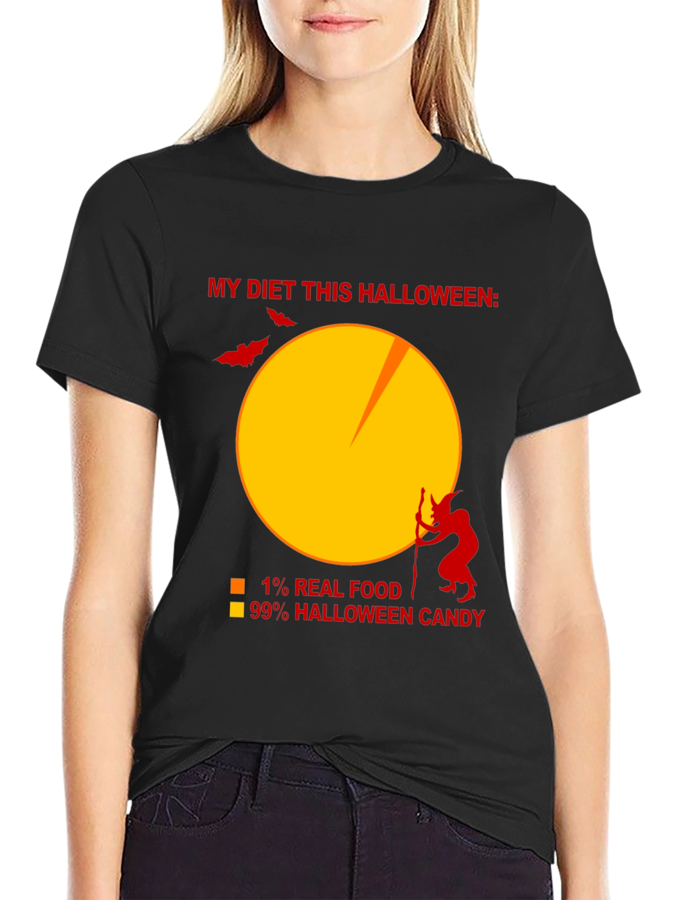 Funny Halloween Diet T-Shirt - Candy Lover Tee