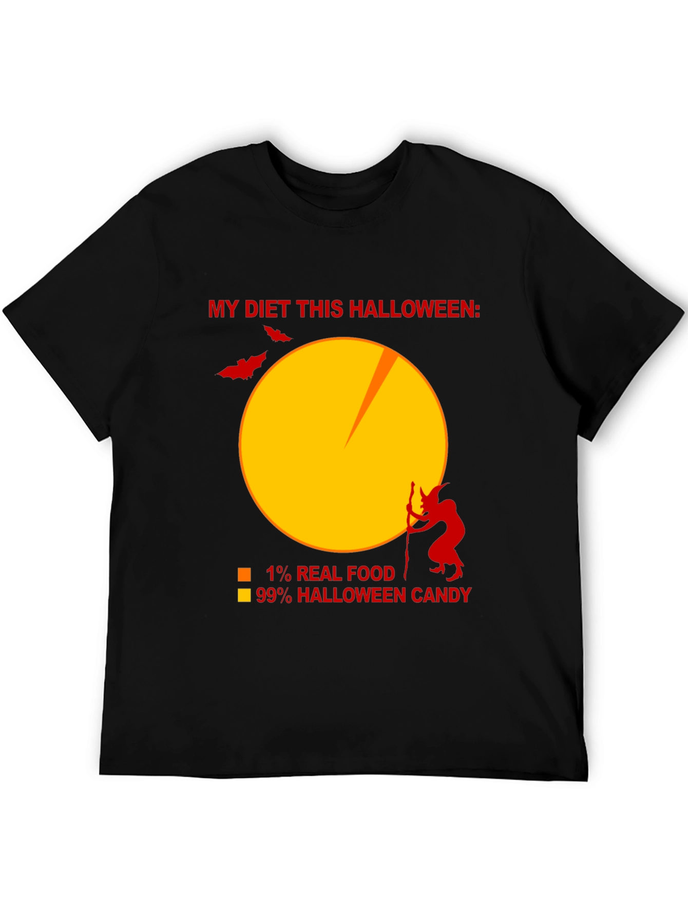 Funny Halloween Diet T-Shirt - Candy Lover Tee