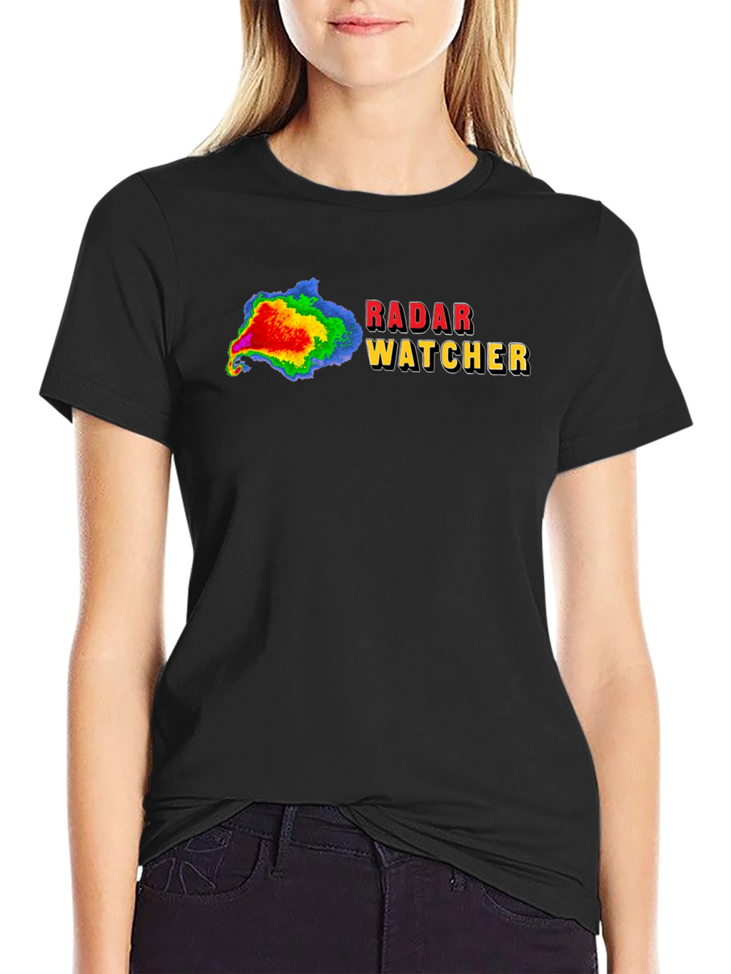 Radar Watcher Black T-Shirt