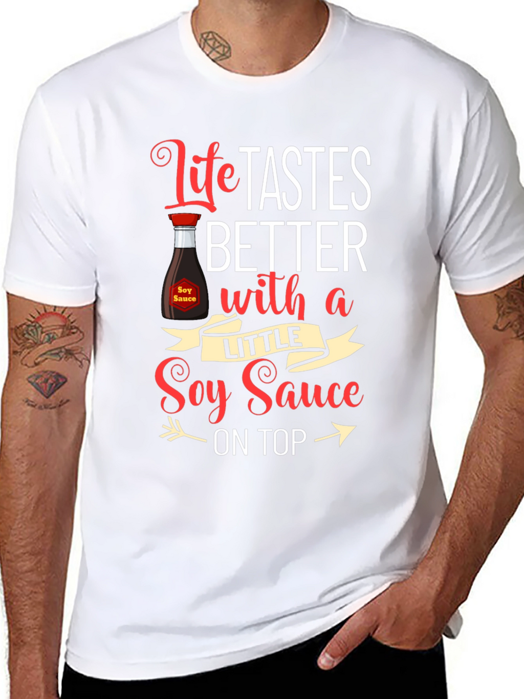 Life Tastes Better Soy Sauce T-Shirt