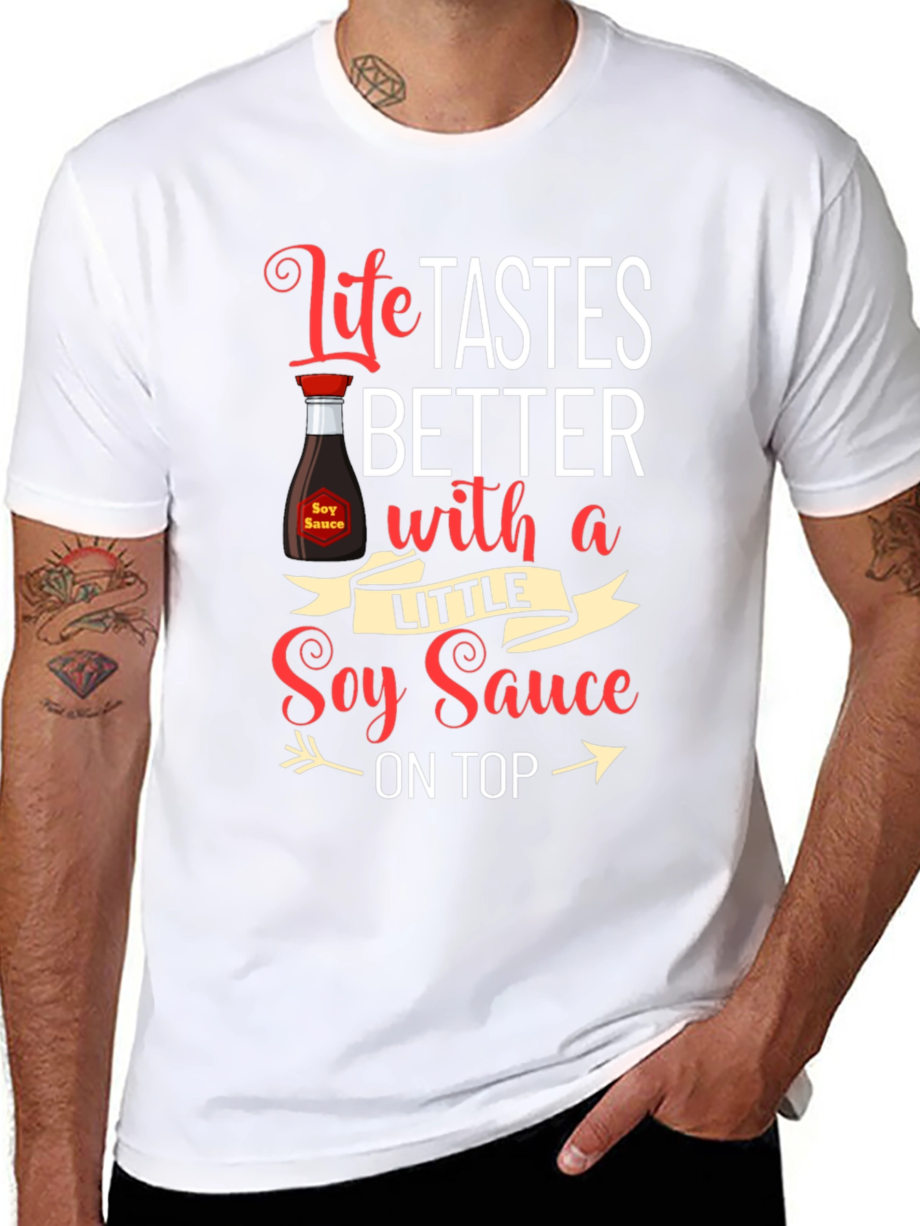 Life Tastes Better Soy Sauce T-Shirt