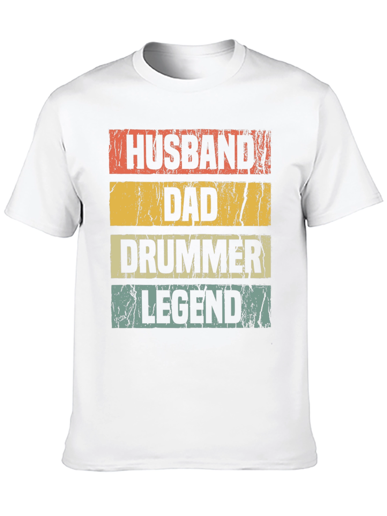 Husband Dad Drummer Legend Graphic Tee