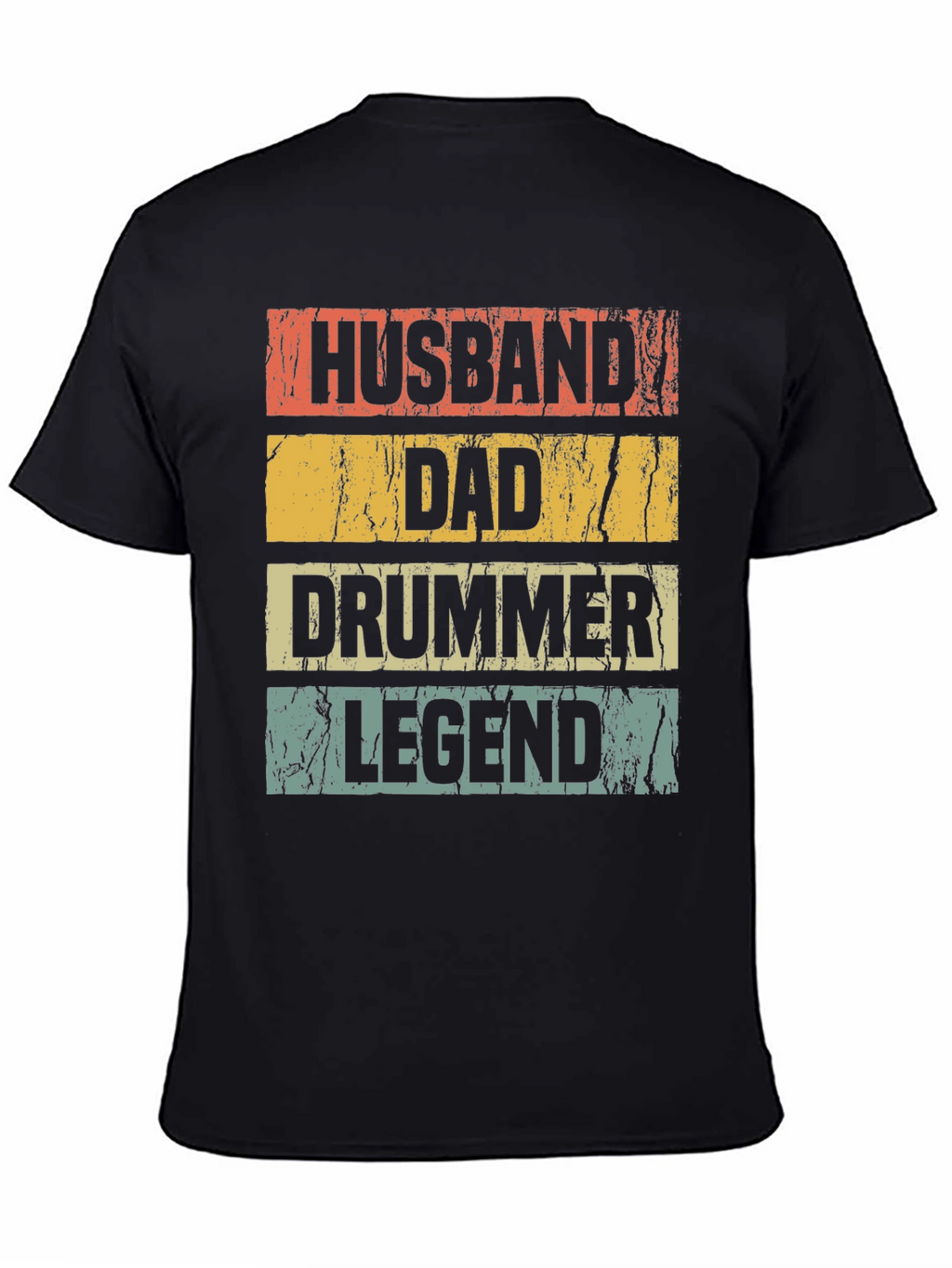 Husband Dad Drummer Legend Graphic Tee