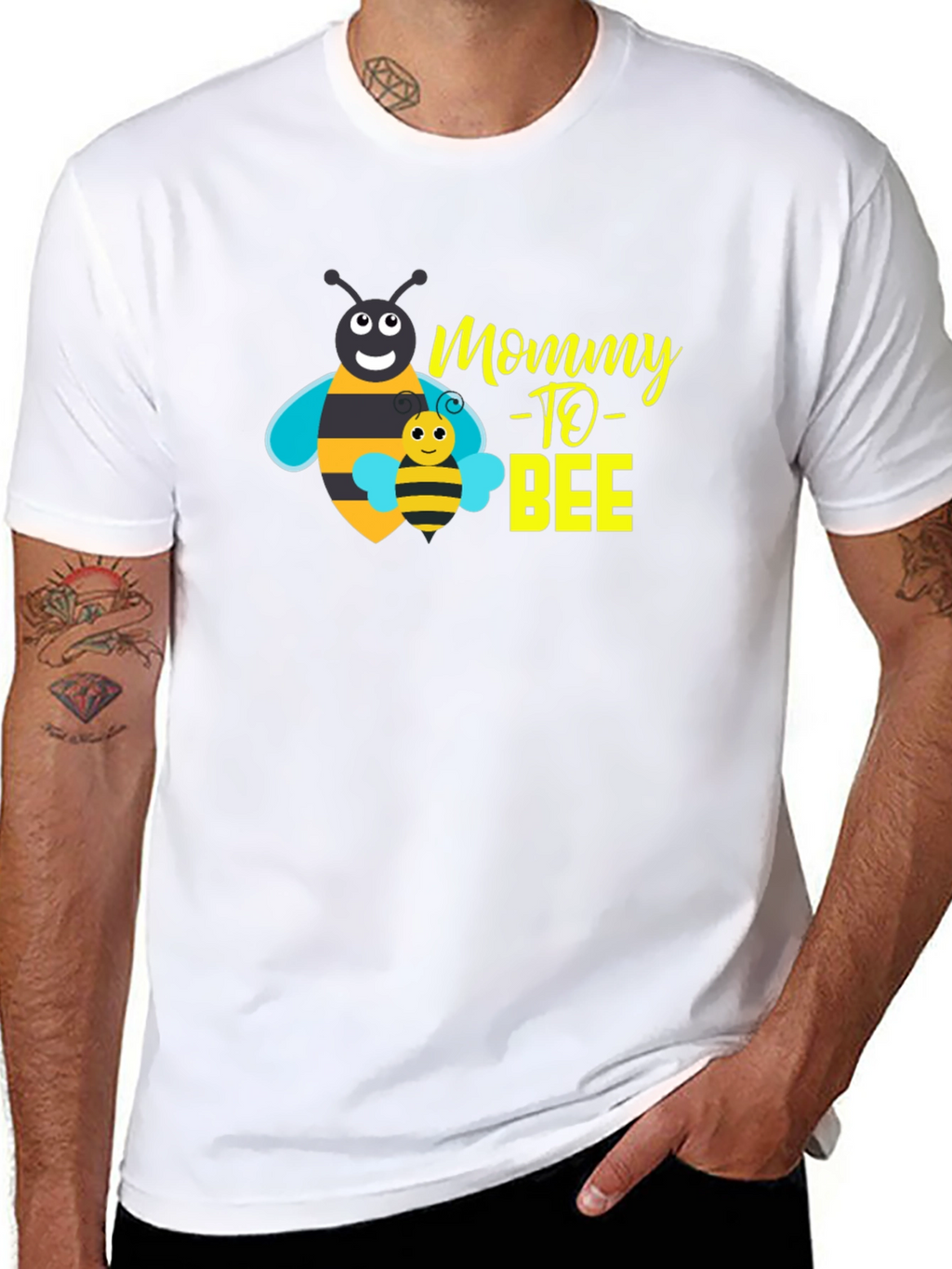 Mommy to Bee Matching T-Shirt - New Mom Gift