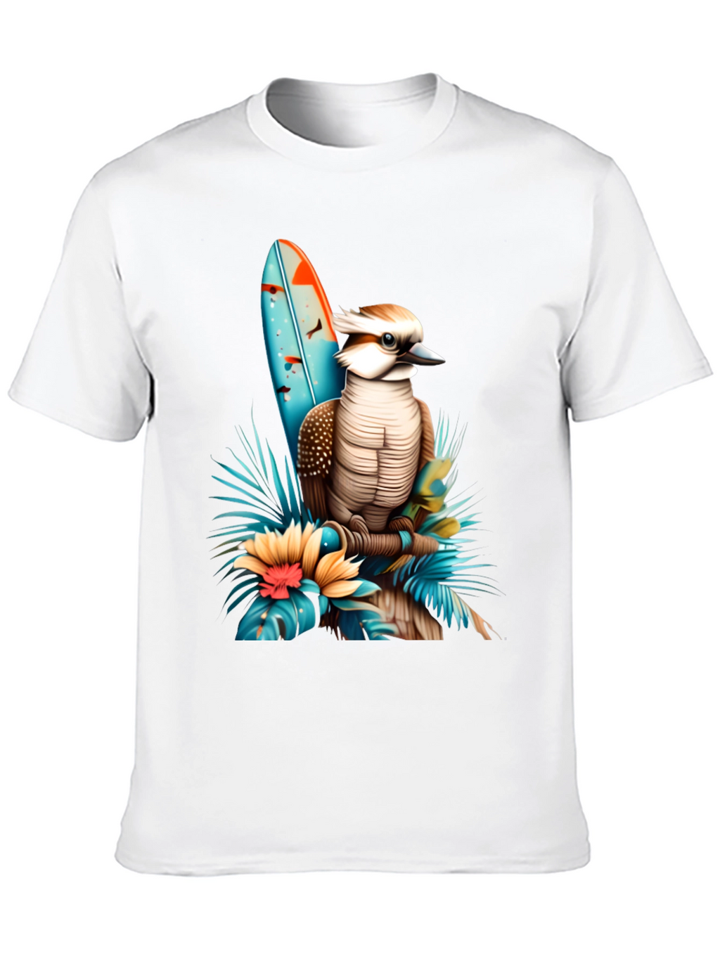 Kookaburra Surfboard Graphic T-Shirt