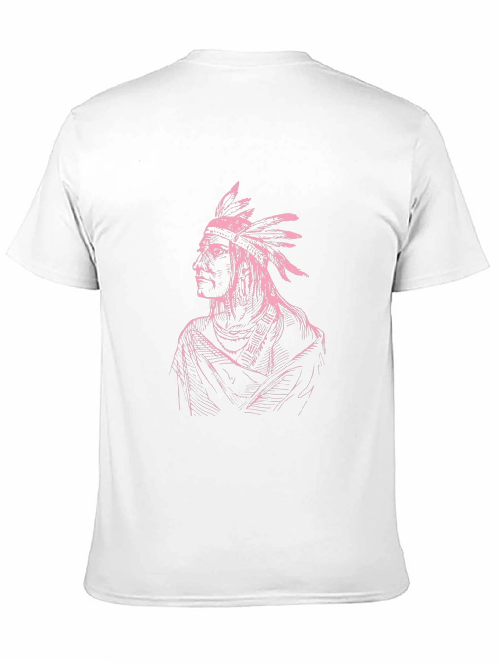 Native American Chief Graphic Tee - Black