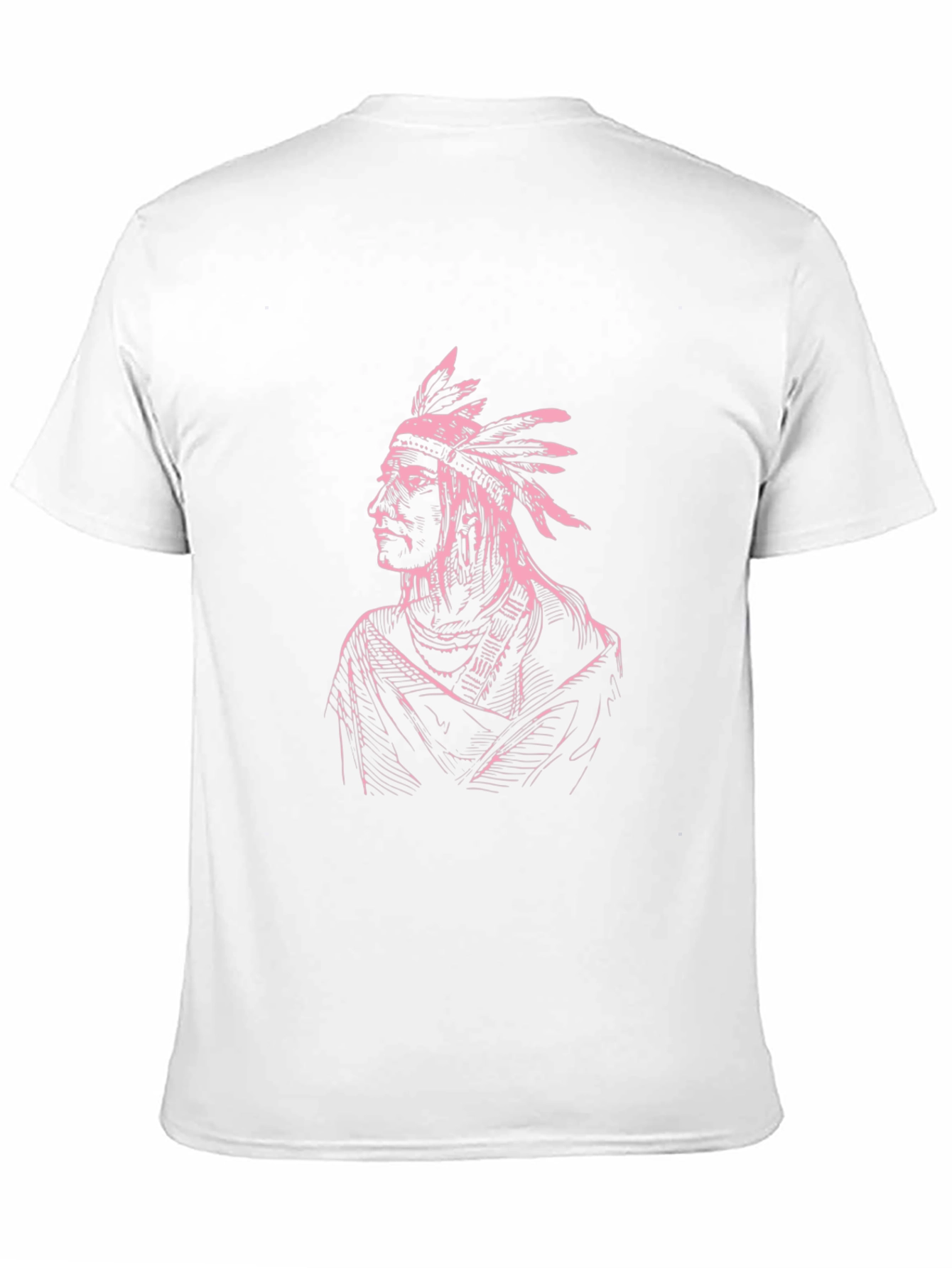Native American Chief Graphic Tee - Black