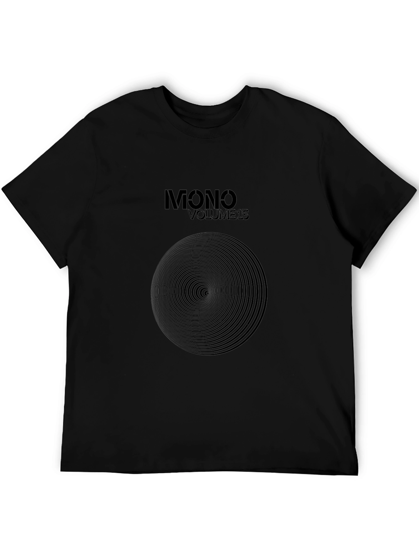 Mono Volume 15 Graphic Tee - Stylish Black T-Shirt