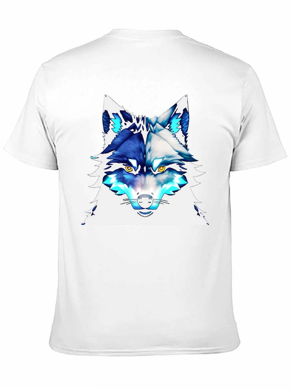 Cool Wolf Graphic Tee - Stylish Animal Print T-Shirt
