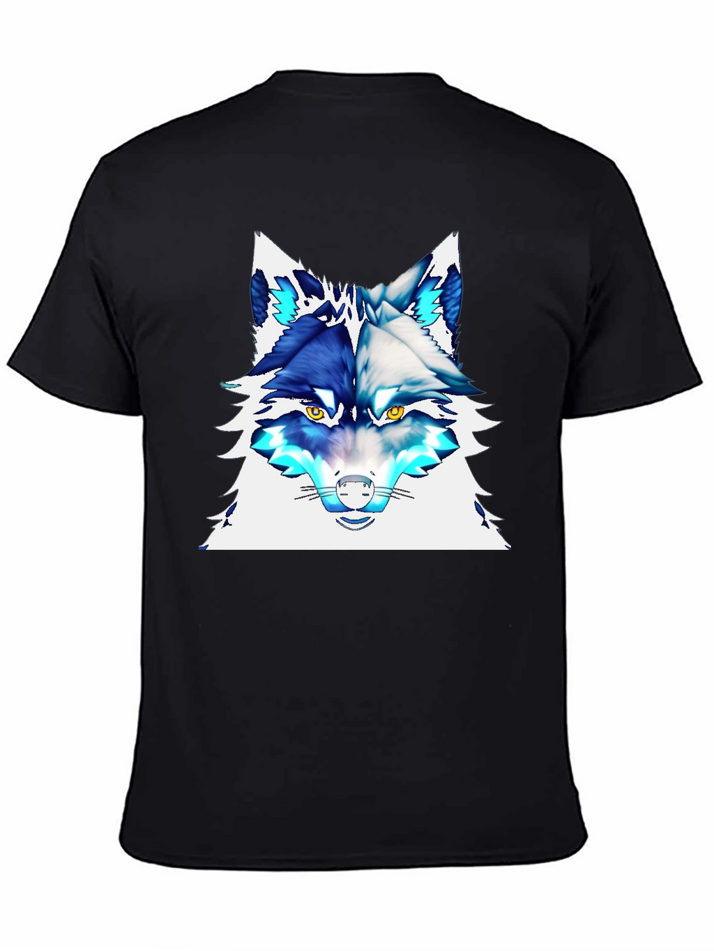 Cool Wolf Graphic Tee - Stylish Animal Print T-Shirt