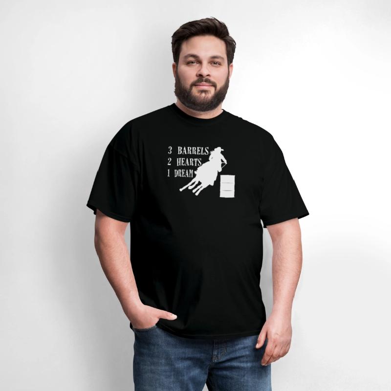 3 barrels 2 hearts 1 dream funny horse quote