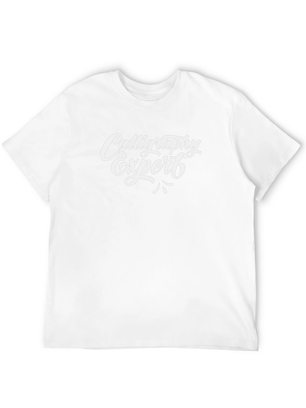 Calligraphy Expert Black T-Shirt