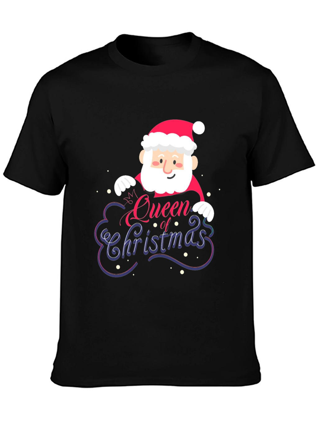 Queen of Christmas Santa Graphic Tee
