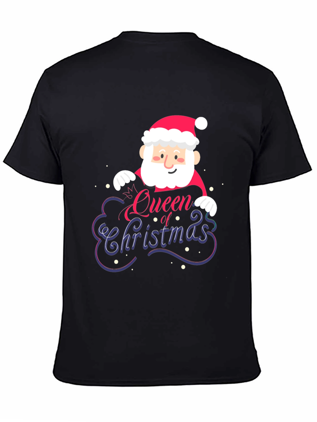 Queen of Christmas Santa Graphic Tee