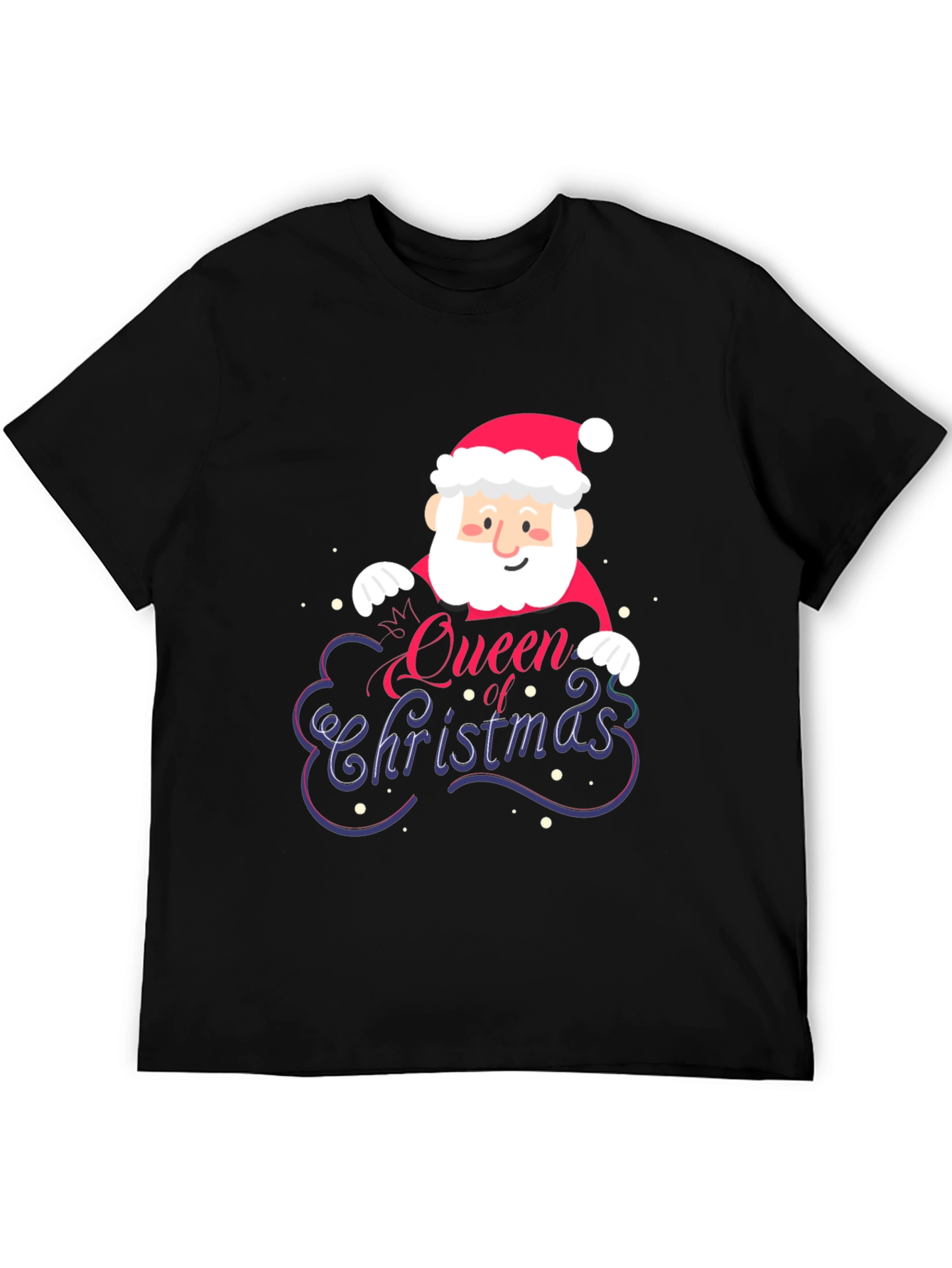 Queen of Christmas Santa Graphic Tee
