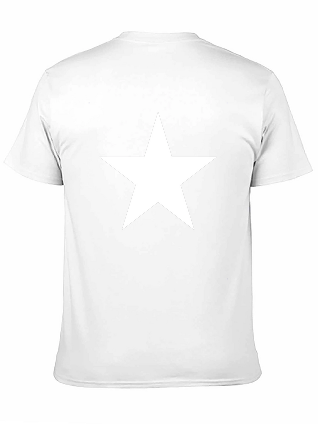 Bold Star Black Tee - Classic Style