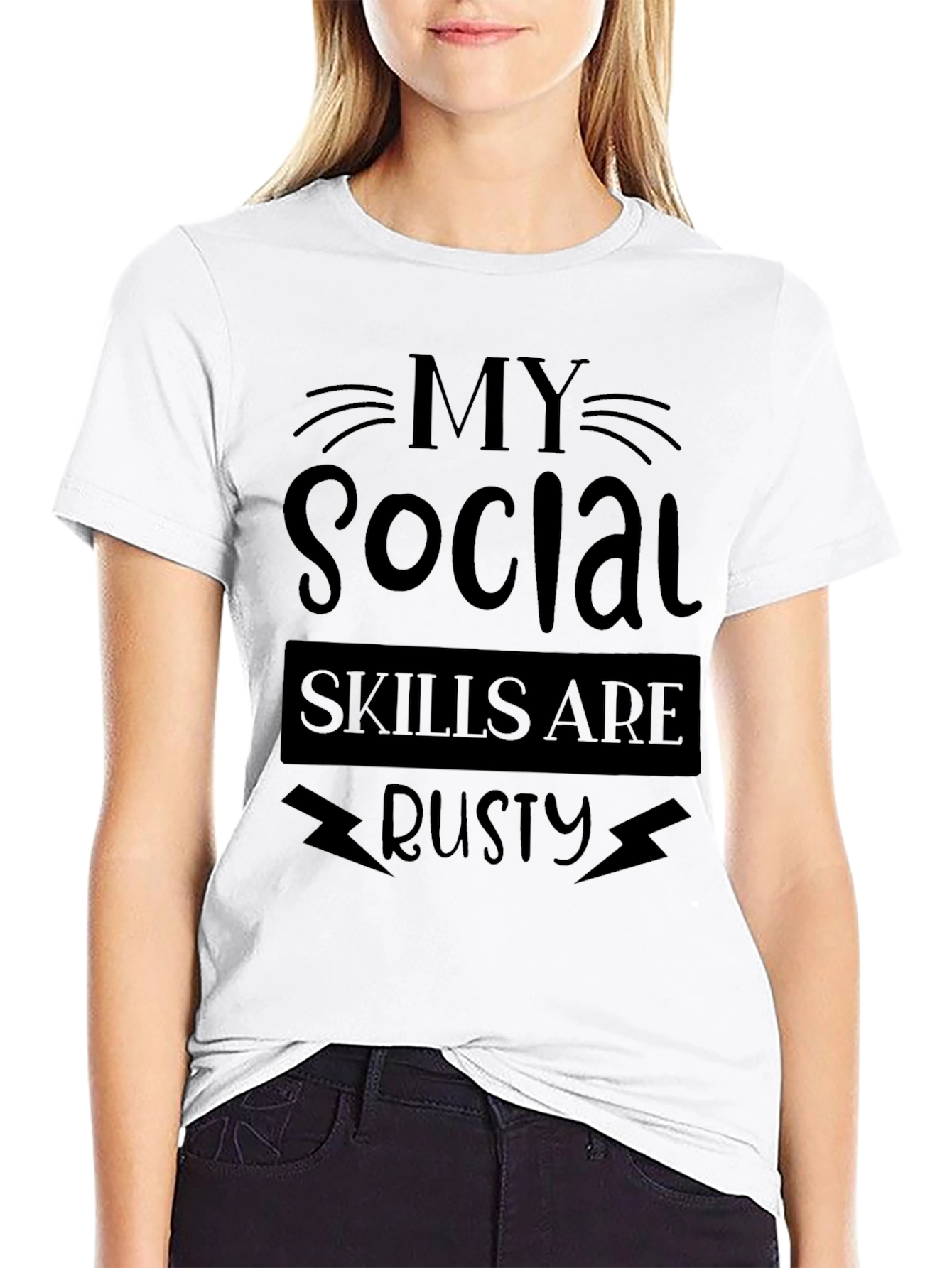 My Social Skills Are Rusty Graphic T-Shirt