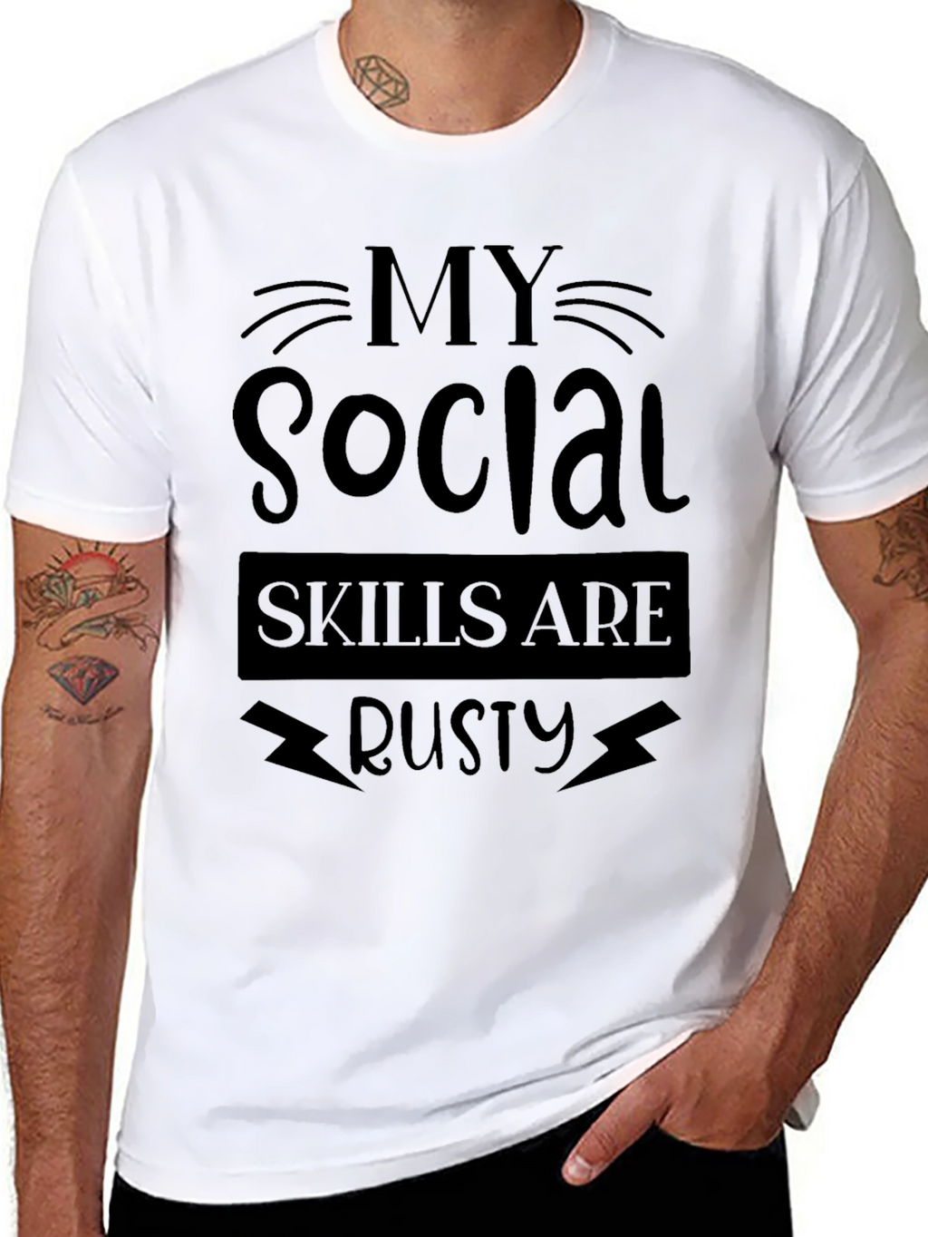 My Social Skills Are Rusty Graphic T-Shirt