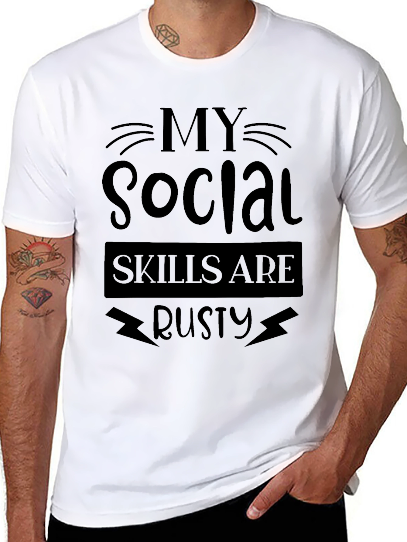My Social Skills Are Rusty Graphic T-Shirt