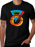 Pop Art Kettlebell Graphic Tee - Black