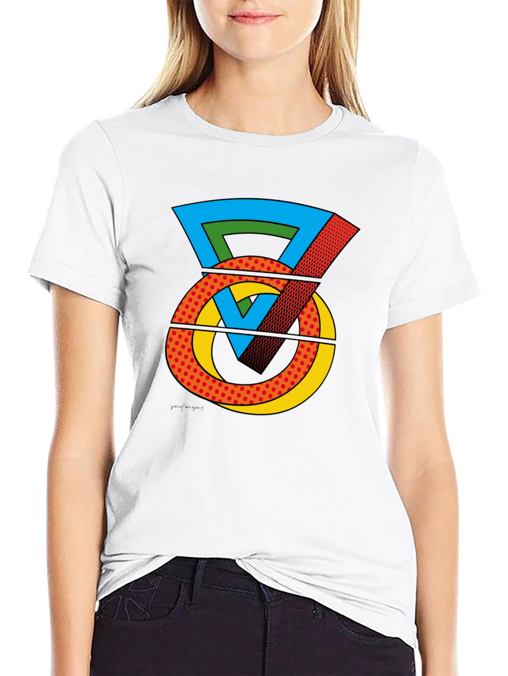 Pop Art Kettlebell Graphic Tee - Black