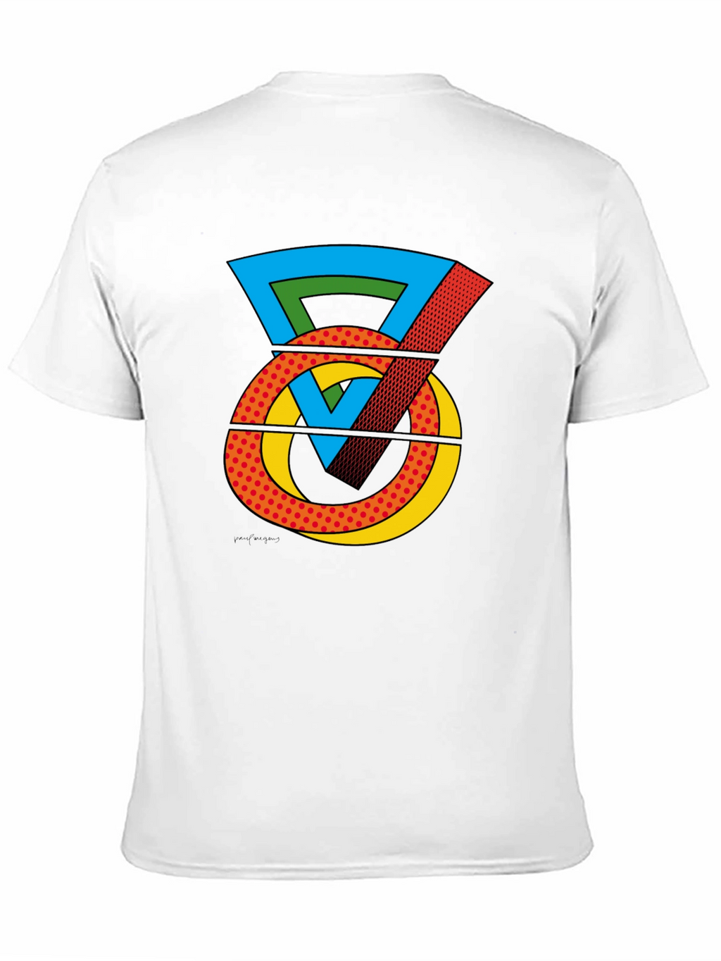 Pop Art Kettlebell Graphic Tee - Black