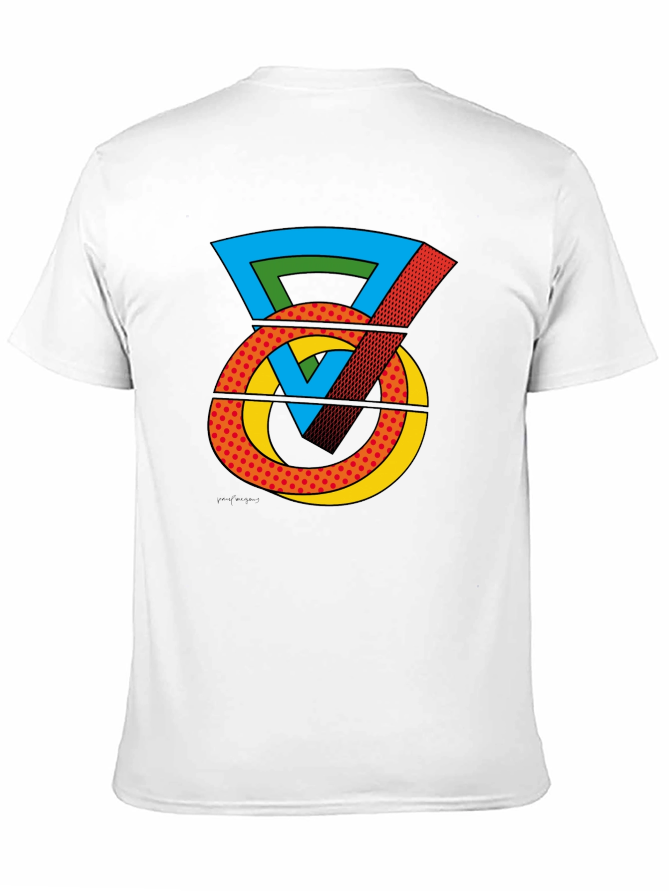 Pop Art Kettlebell Graphic Tee - Black