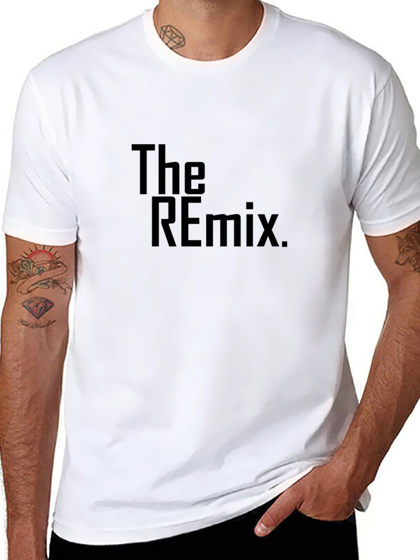The Remix Graphic Tee - Mens Black T-Shirt