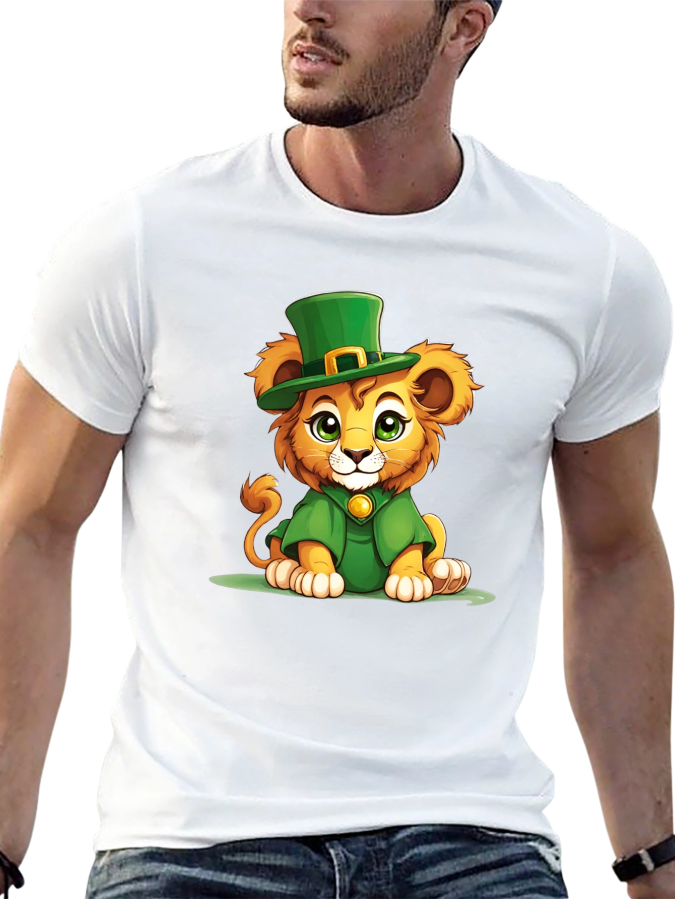 St. Patricks Day Lion Graphic Tee