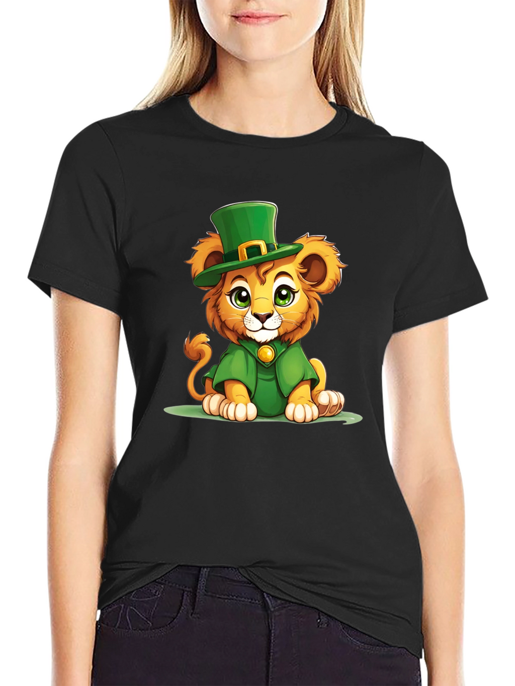 St. Patricks Day Lion Graphic Tee
