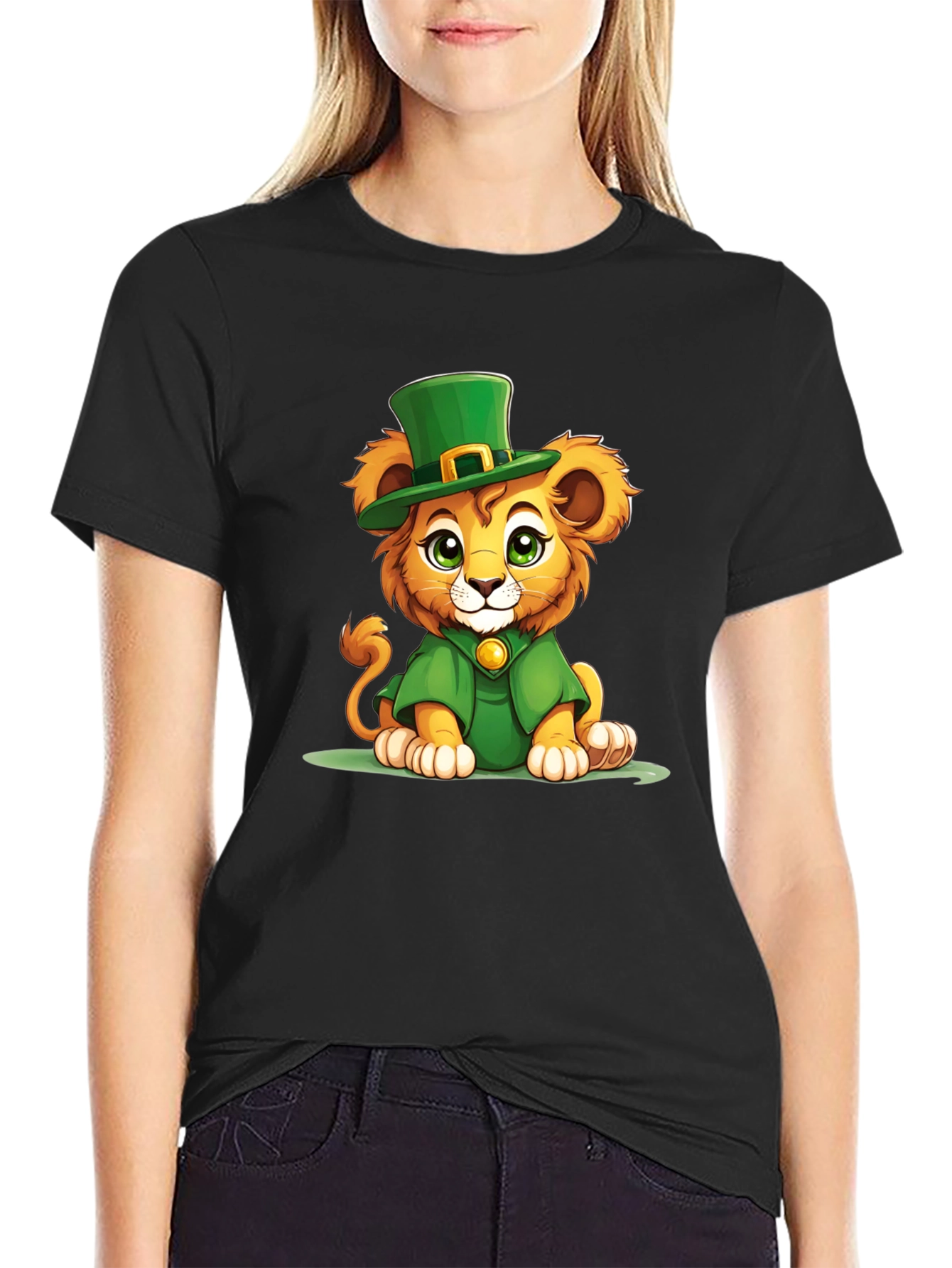St. Patricks Day Lion Graphic Tee