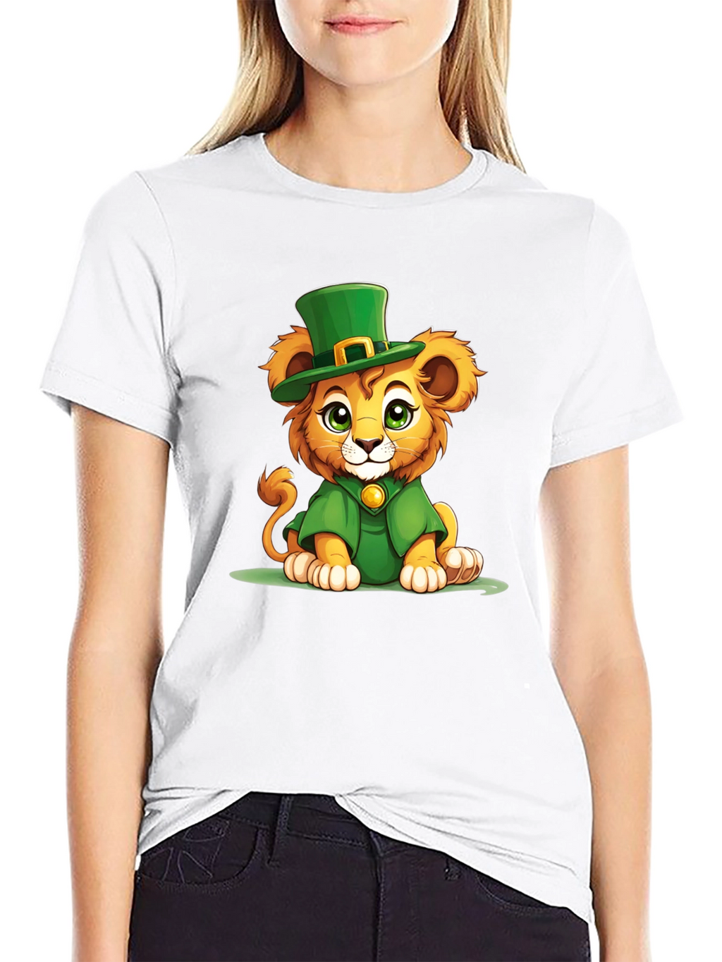 St. Patricks Day Lion Graphic Tee