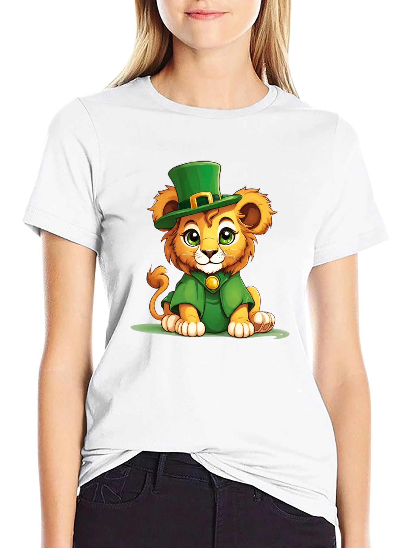 St. Patricks Day Lion Graphic Tee