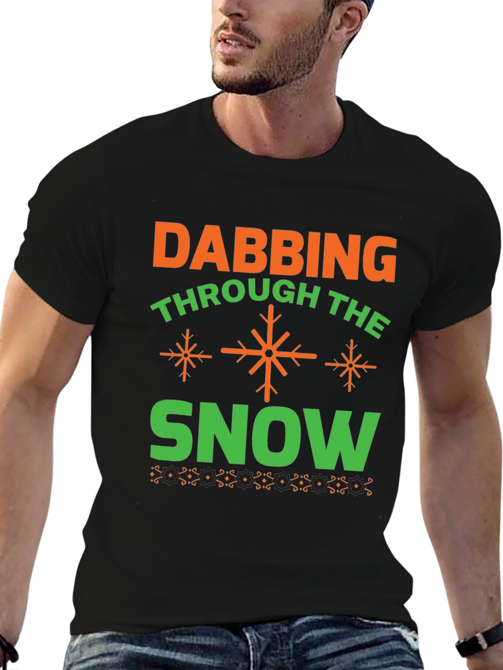 Dabbing Through the Snow Holiday T-Shirt
