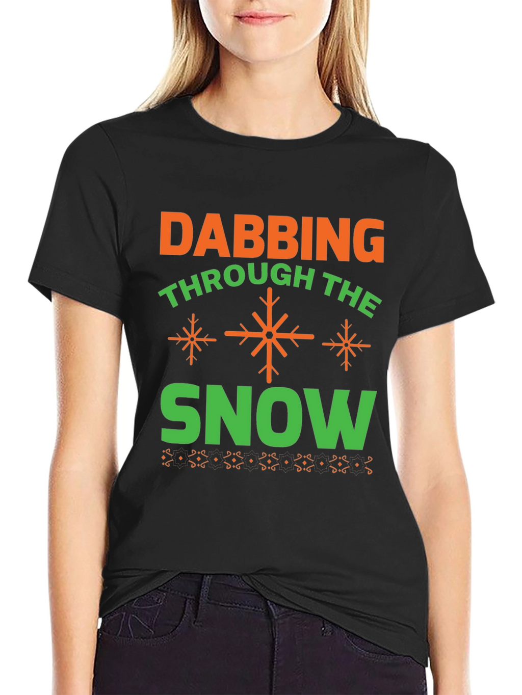 Dabbing Through the Snow Holiday T-Shirt